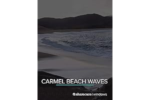 Evening Rain Relaxation Therapy Machine | Carmel Beach Waves for Sleep