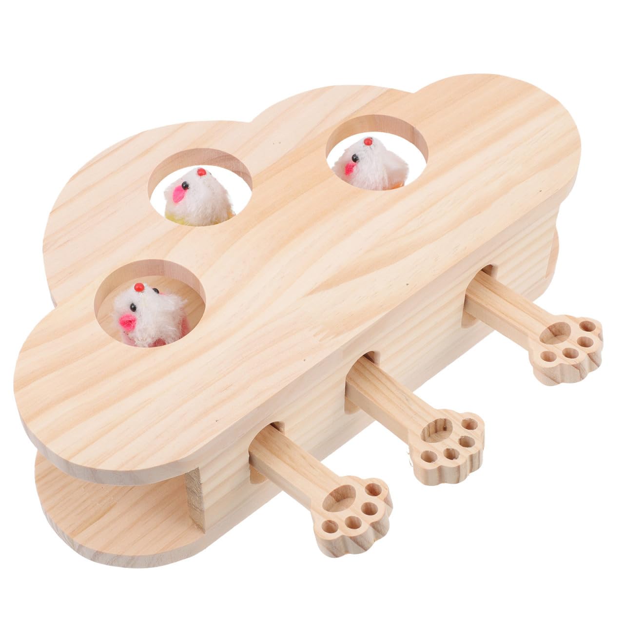 Jeu interactif pour chat en bois Yardwe : offrez-lui des heures de pur bonheur et d'amusement
