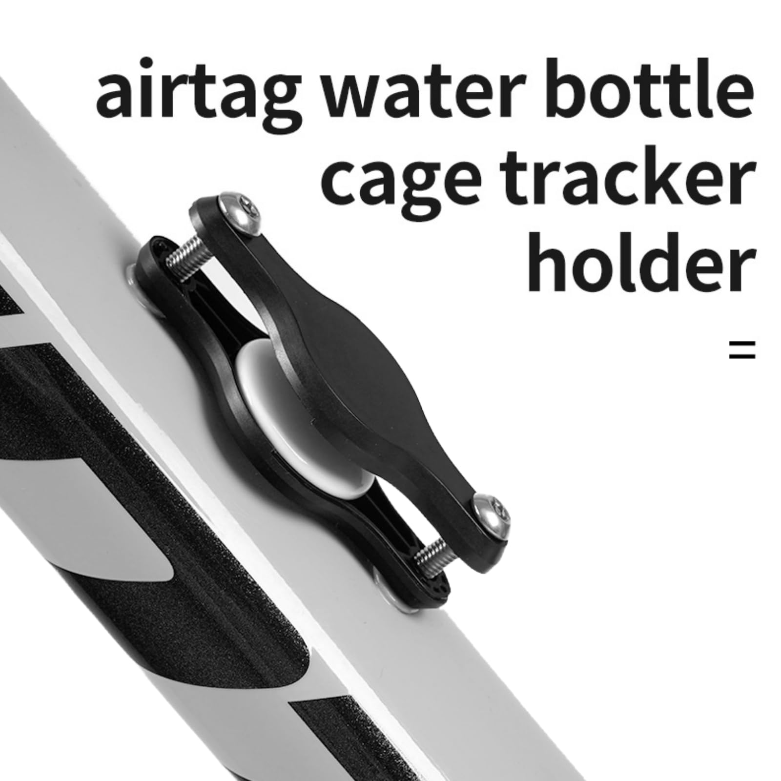 NELboNs Air Tag Bike Mount Hidden Bicycle GPS Tracker Anti-Theft Air Tag Holder Waterproof Protective Holder Hides Under Bottle Cage Fits Universally