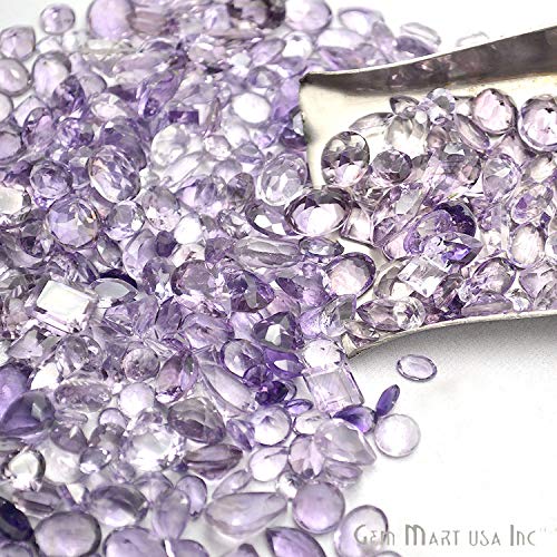 100+ Carats Mix Amethyst, Loose Faceted Stones, Amethyst Mix, Amazing Cut and Quality, Mix Gems, Mixed Gemstone (AA-60001)