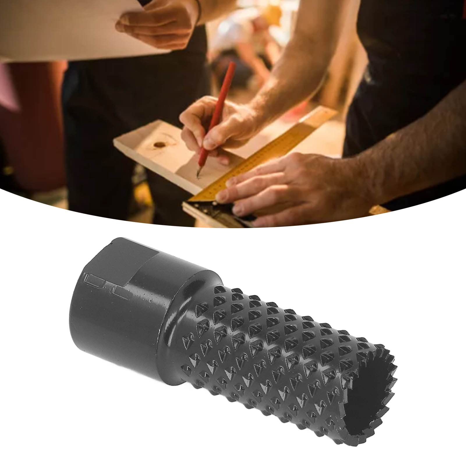 FLEXMAN Fraise Rotative, Tête Meulage Rotative pour Meuleuse d'Angle M14 en Acier au Carbone 125, Fraises Rotatives en Carbure de Tungstène pour Travail du Bois, Métal Polissage, Gravure