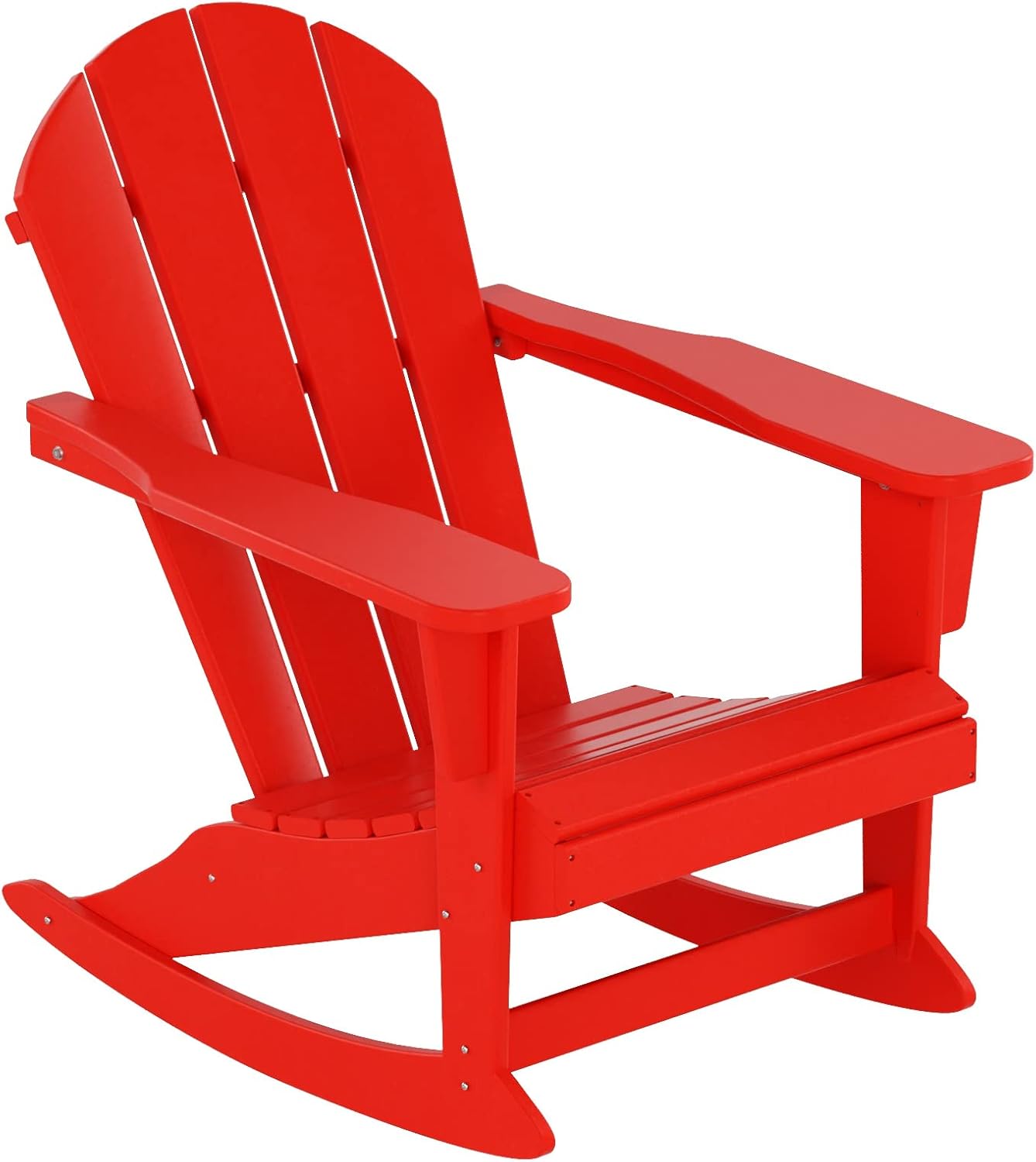 Red Adirondack Rocking Chair for Outdoor Patio Liberia Ubuy