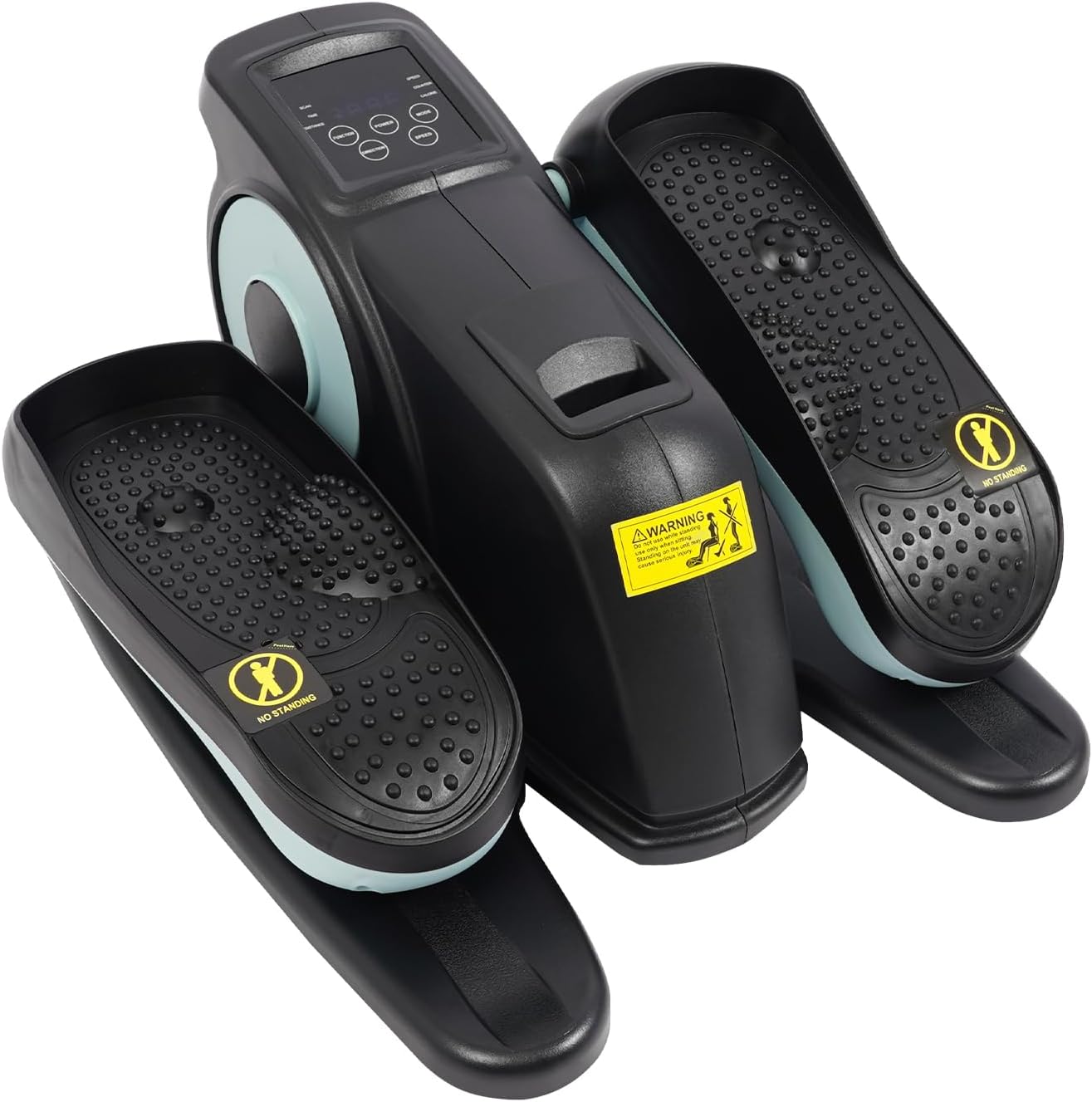 Pedaleador portátil para piernas con control remoto y pantalla LCD miniatura 1