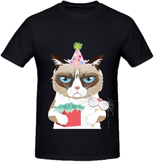 Grumpy Cat Bct Mens Crew Neck Tee Shirts Design XXXXL Amazon.co.uk