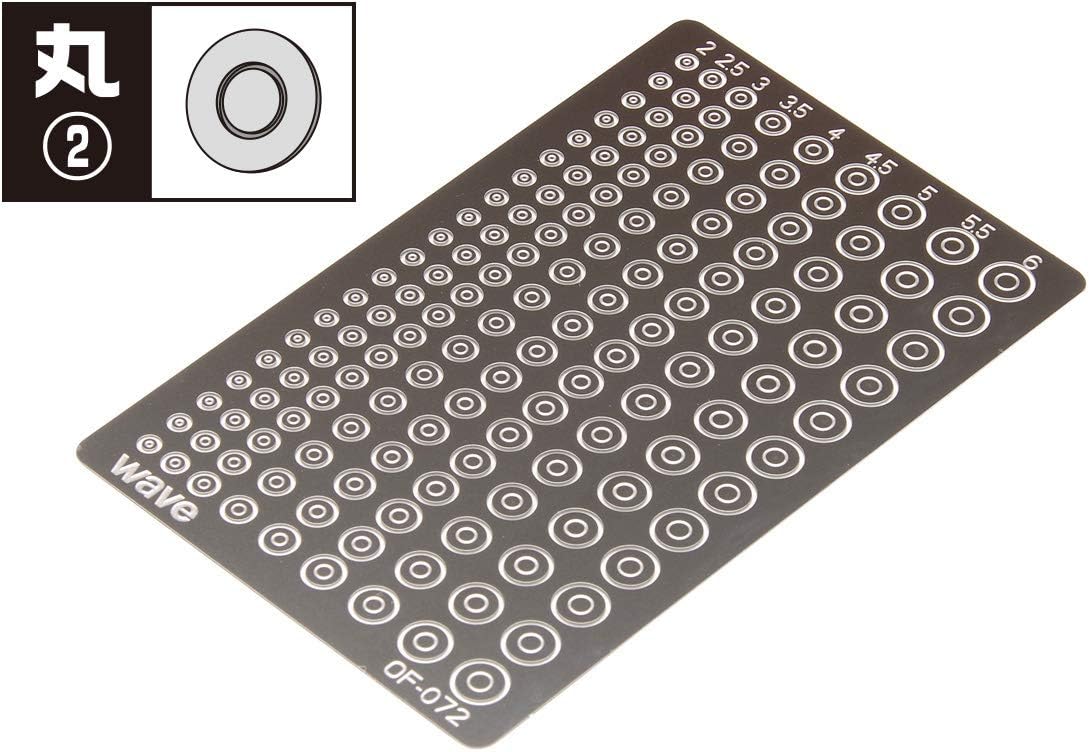 Wave OF-072 Finish Products Series Basic Etching Round 2 Parts for Plastic Models