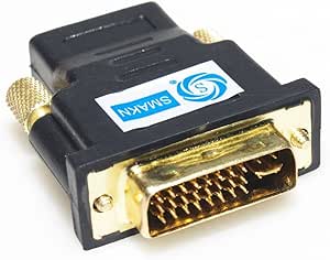 SMAKN DVI-I Dual-Link 24+5 Male to HDMI Female Adapter