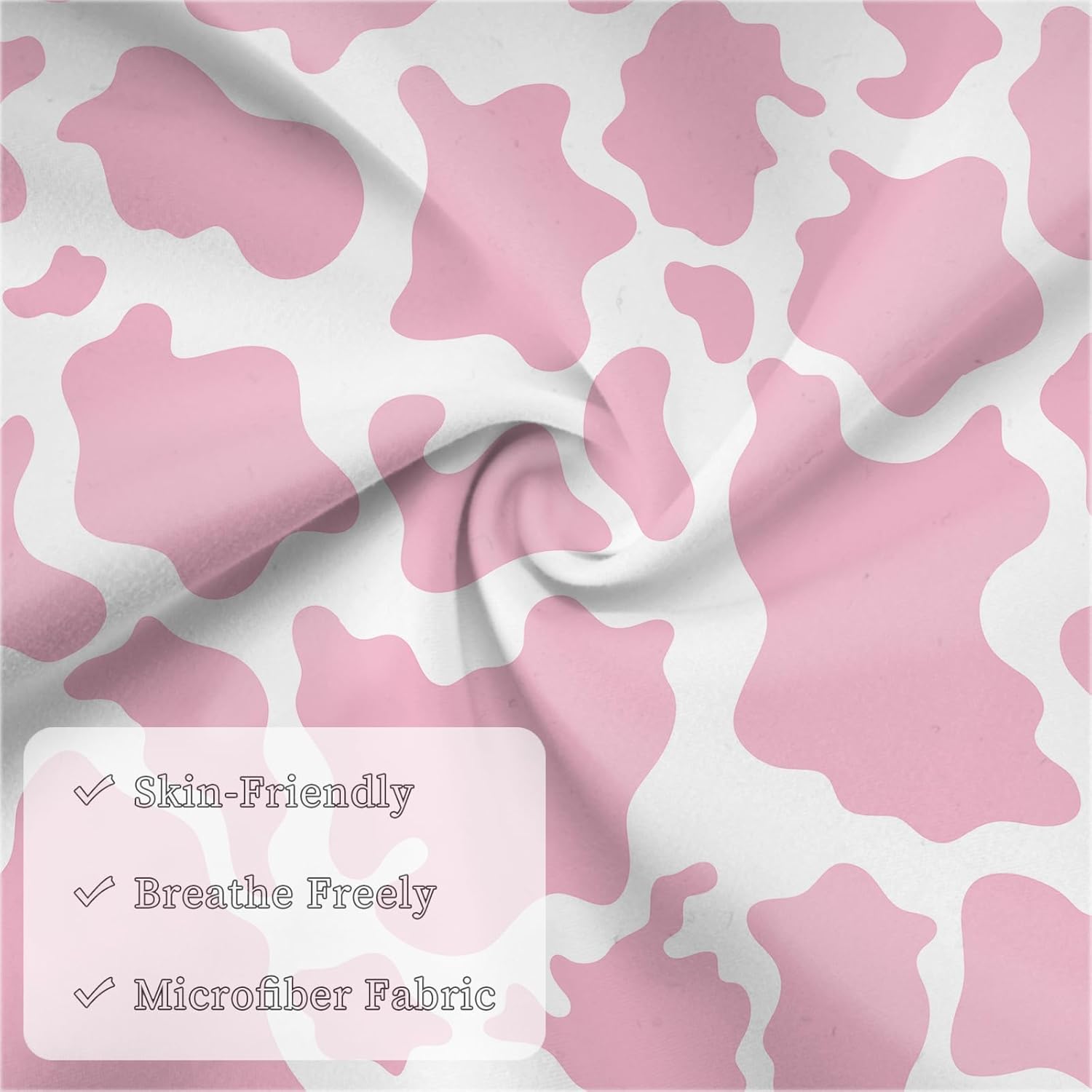 Cow Print Body Pillow Cover 20x60 Western Long Pillow Case Cowhide Printed Pillowcase with Envelope Closure Farmhouse Pillows Covers Decorative Bed Cushion Cover for Couch,Sofa