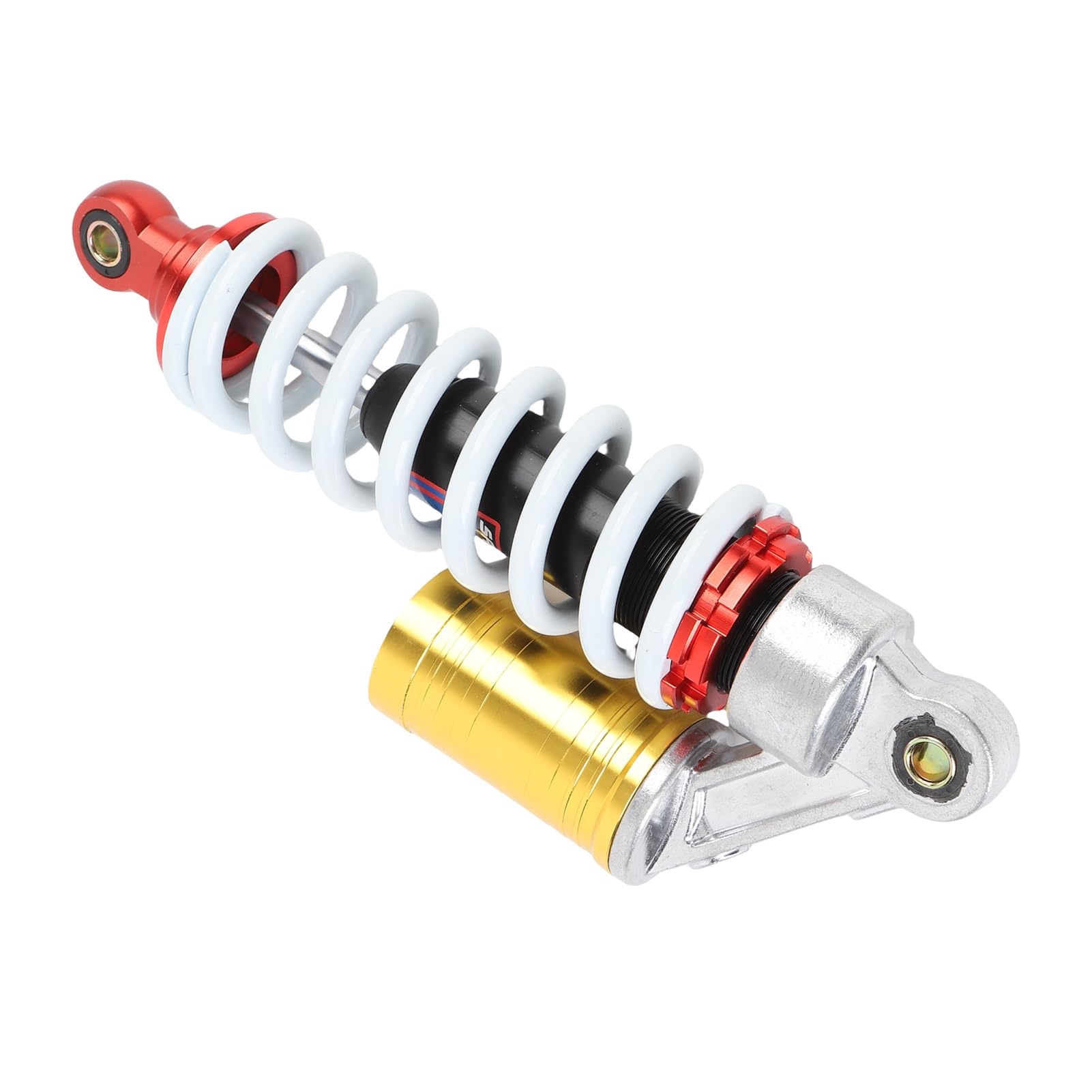 Dilwe Amortyzator Motocyklowy Regulowany Amortyzator Sprężynowy 280 Mm Stop Aluminium i Stal Sprężynowa Zawieszenia dla ATV Quad Dirt Bike Go Kart Scooter