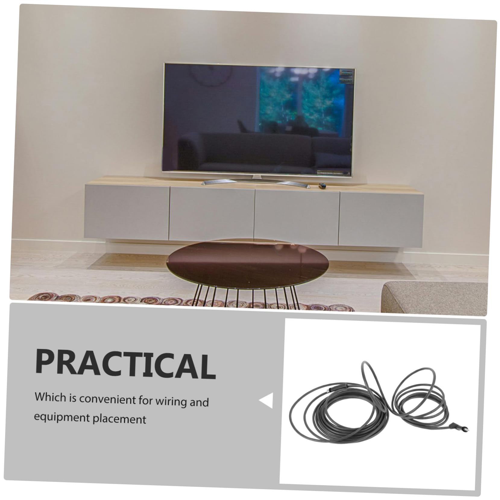 Artibetter Rallonge de Câble Réseau Cat 6 Connexion Stable, Transmission Rapide, Cuivre sans Oxygène, Pvc, pour Équipement de Communication, Usage Bureau et Maison