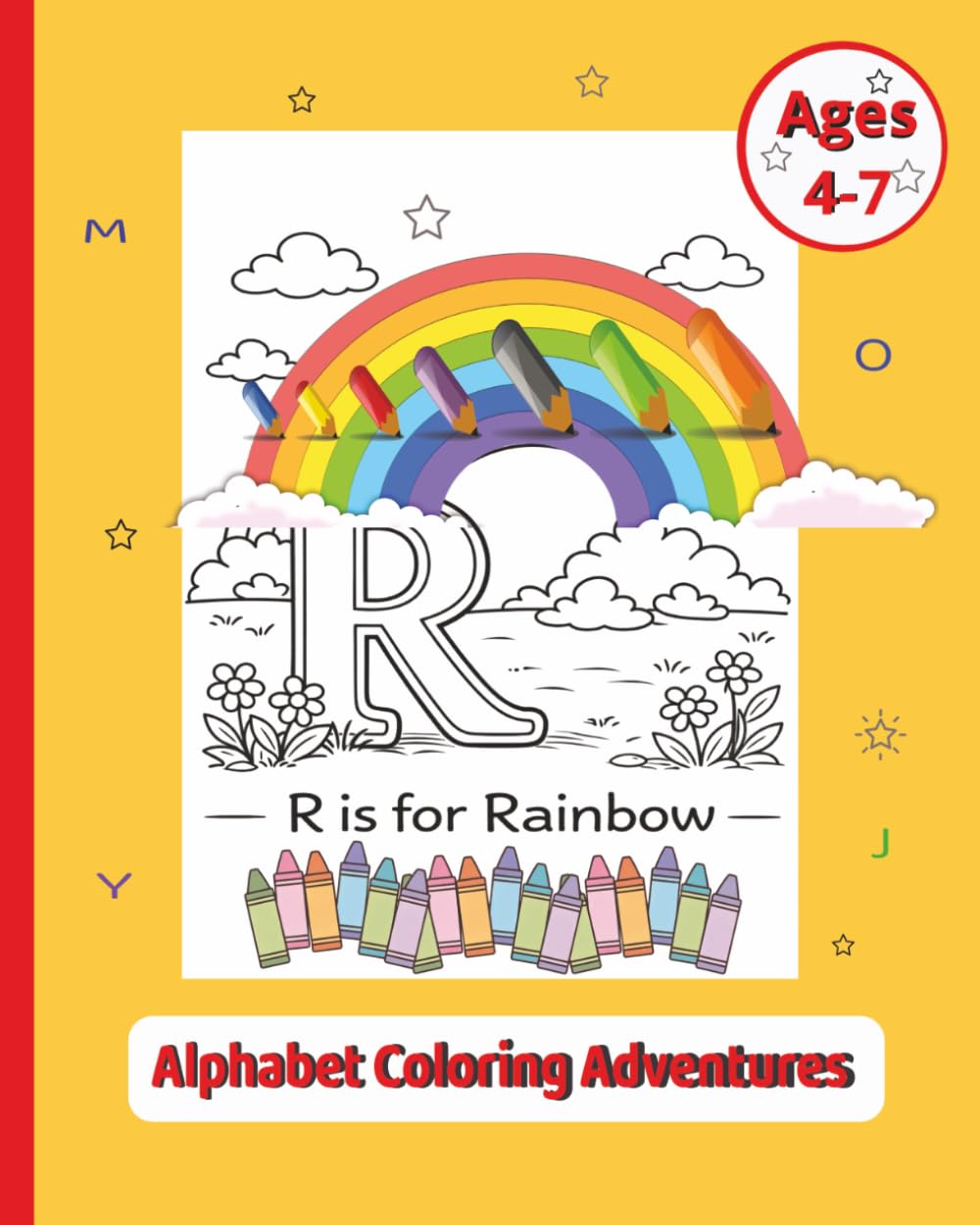 Alphabet Coloring Adventures: Big, Simple ABC Coloring for Kids Ages 4–7