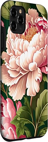 Miniatura 3 de Funda para iPhone 11 Pro Max con diseño de flores de peonía rosa