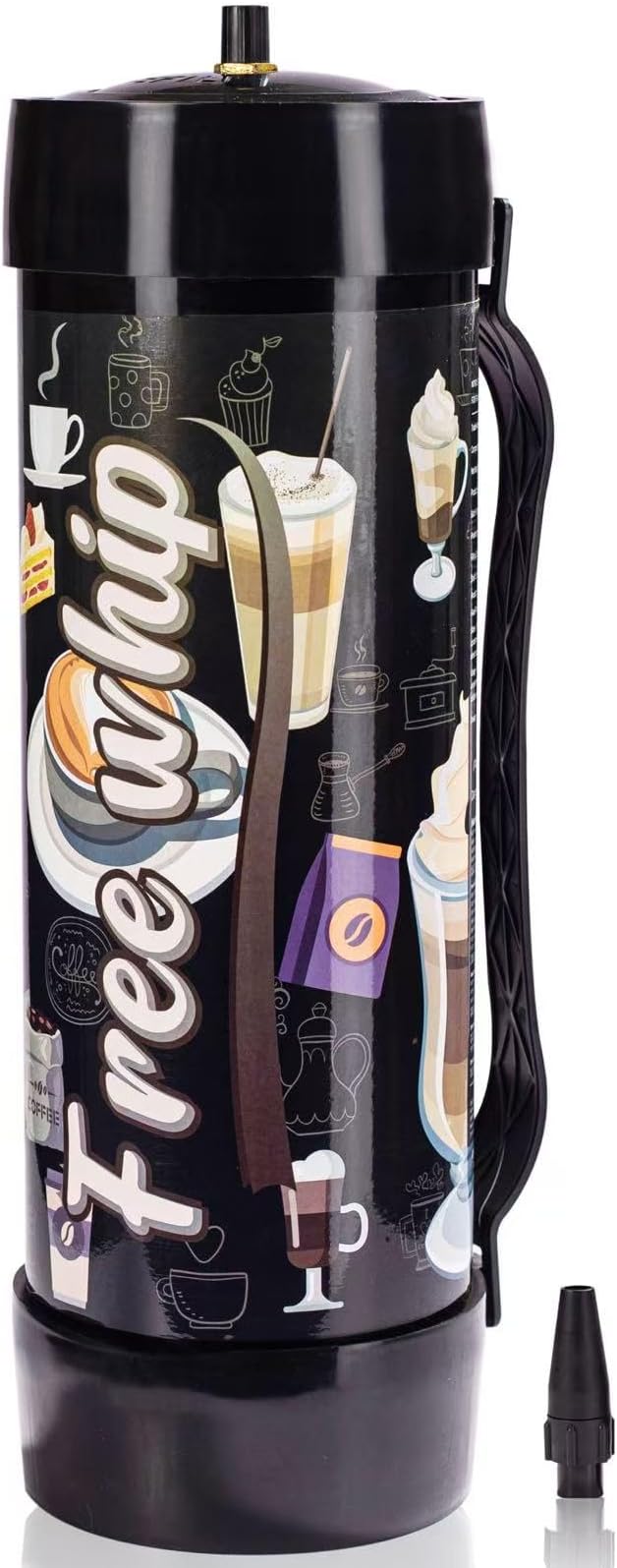 Nitrous Oxide Tank 3.3L Whipped Cream Charger 2100G of 1 For Whipped Cream Dispenser <3.3L Cartridges 2100G>