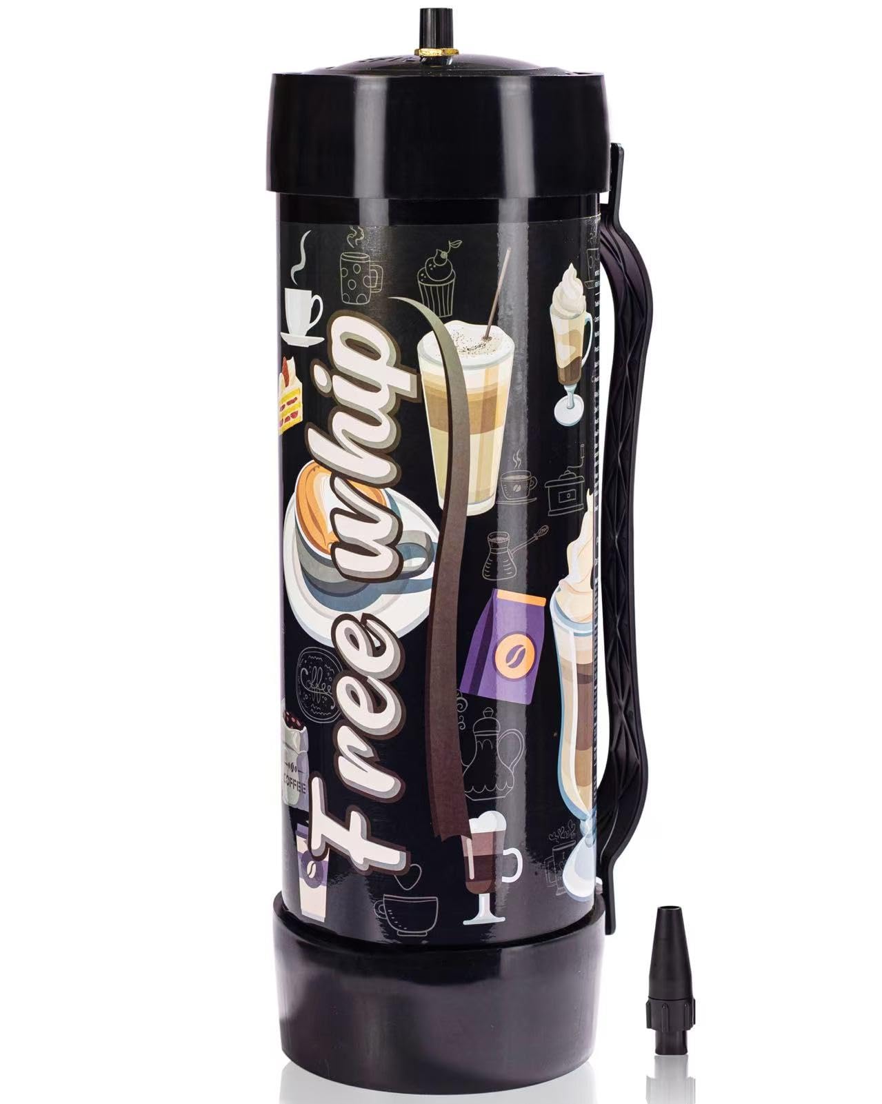 Nitrous Oxide Tank 3.3L Whipped Cream Charger 2100G of 1 For Whipped Cream Dispenser <3.3L Cartridges 2100G>