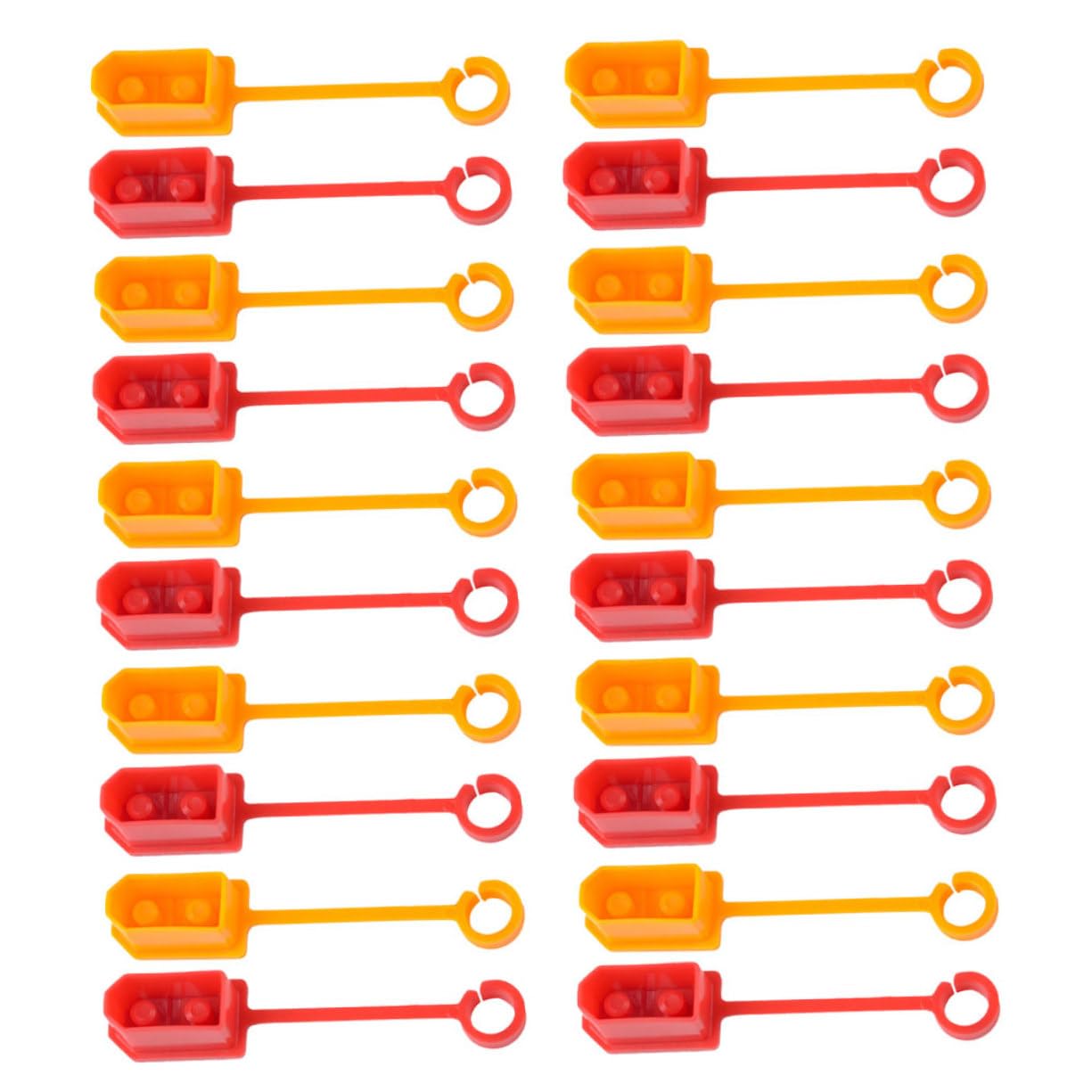 Kisangel 5 Series Cubierta Protectora De Enchufe Reutilizable Para Bebés Tapas Elegantes A Prueba De Cubiertas Conectores De Enchufe Contra 20 piezas x 5