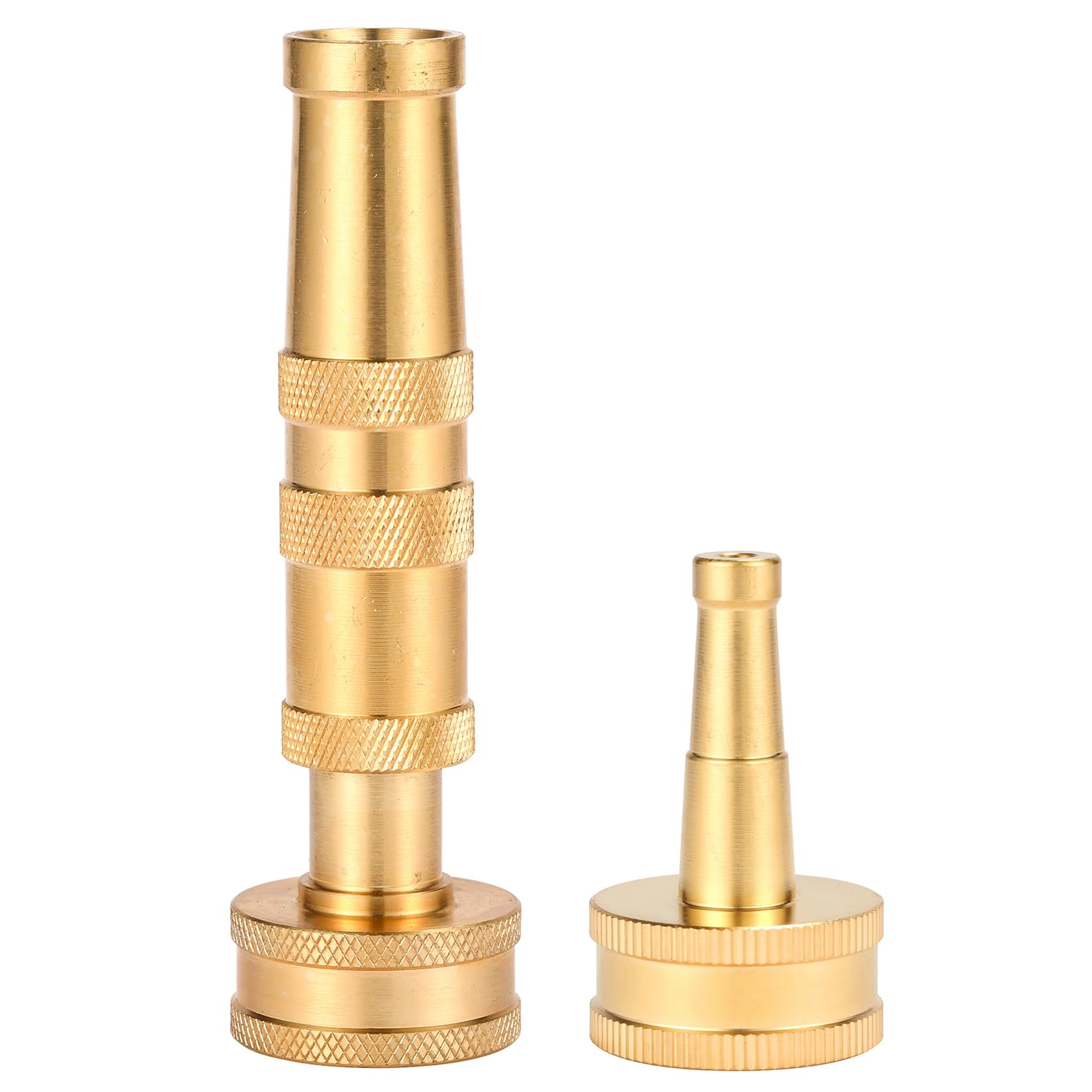 Sanpaint Nozzle Jet+Nozzle Twist ,Solid Brass Heavy Duty Adjustable Twist Hose Nozzle Jet Sweeper Nozzle