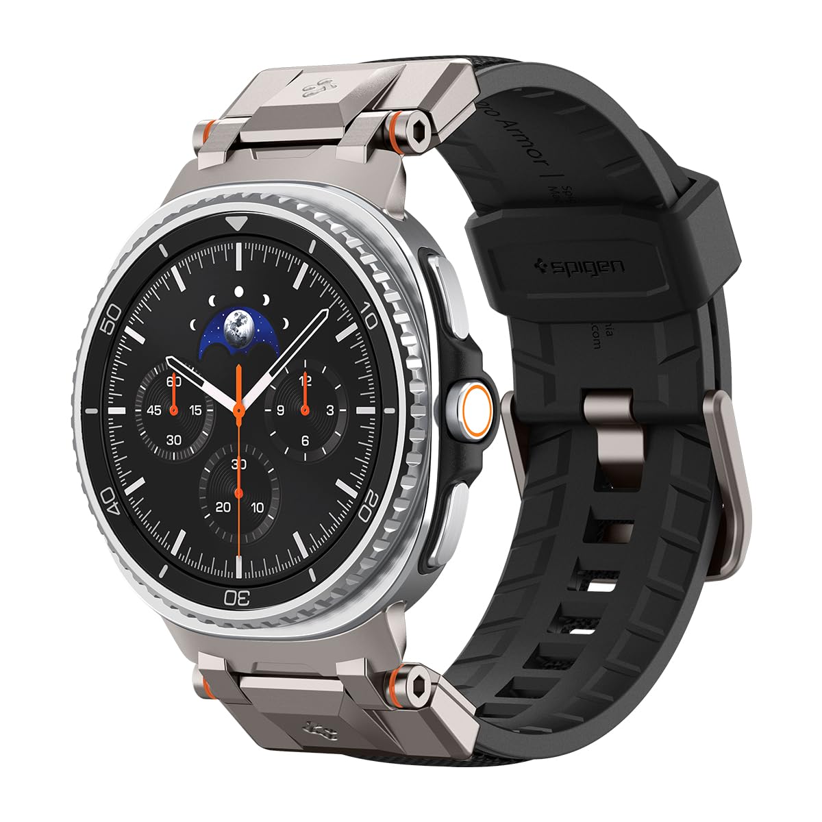 Spigen DuraPro Armor Strap Band for Samsung Galaxy Watch 8 Classic/Watch8 (44mm/40mm), Shock-Absorbing&Rugged Build - Black-picture-11