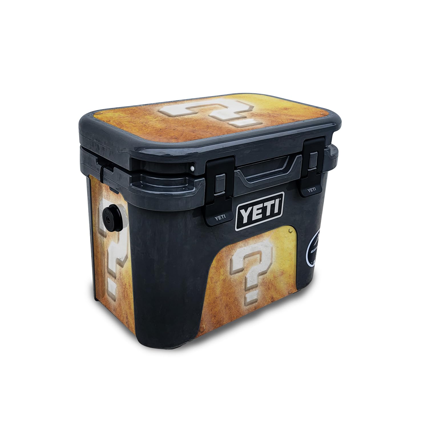 Glossy Glitter Skin Compatible with Yeti Roadie 15 Hard Cooler - Mystery Block - Premium 3M Vinyl Protective Wrap Decal Cover - Easy to Apply | Crafted in The USA by MightySkins