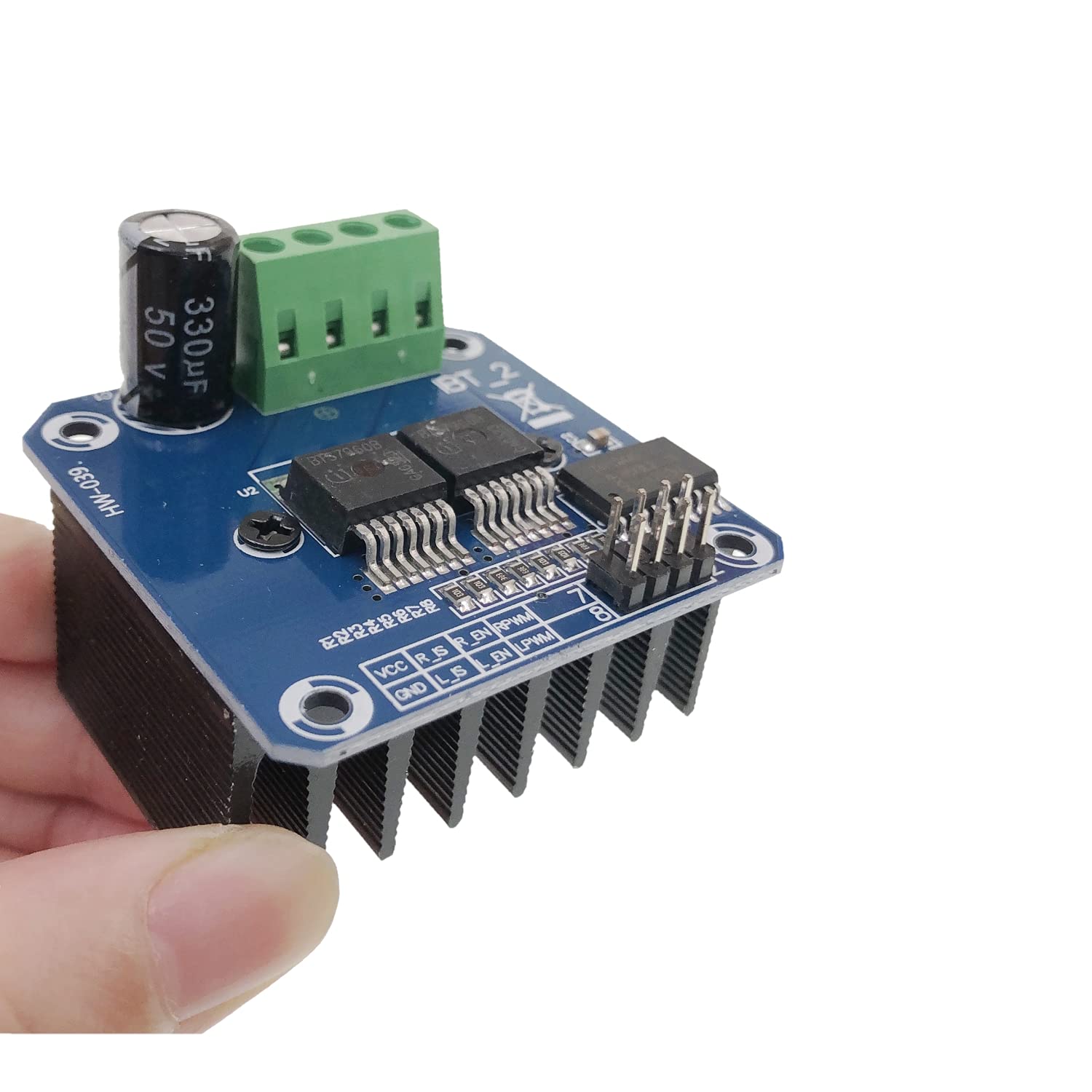Fasizi BTS7960 5.5V to 27V 43A High Power Motor Driver Module/Smart Car Driver Module
