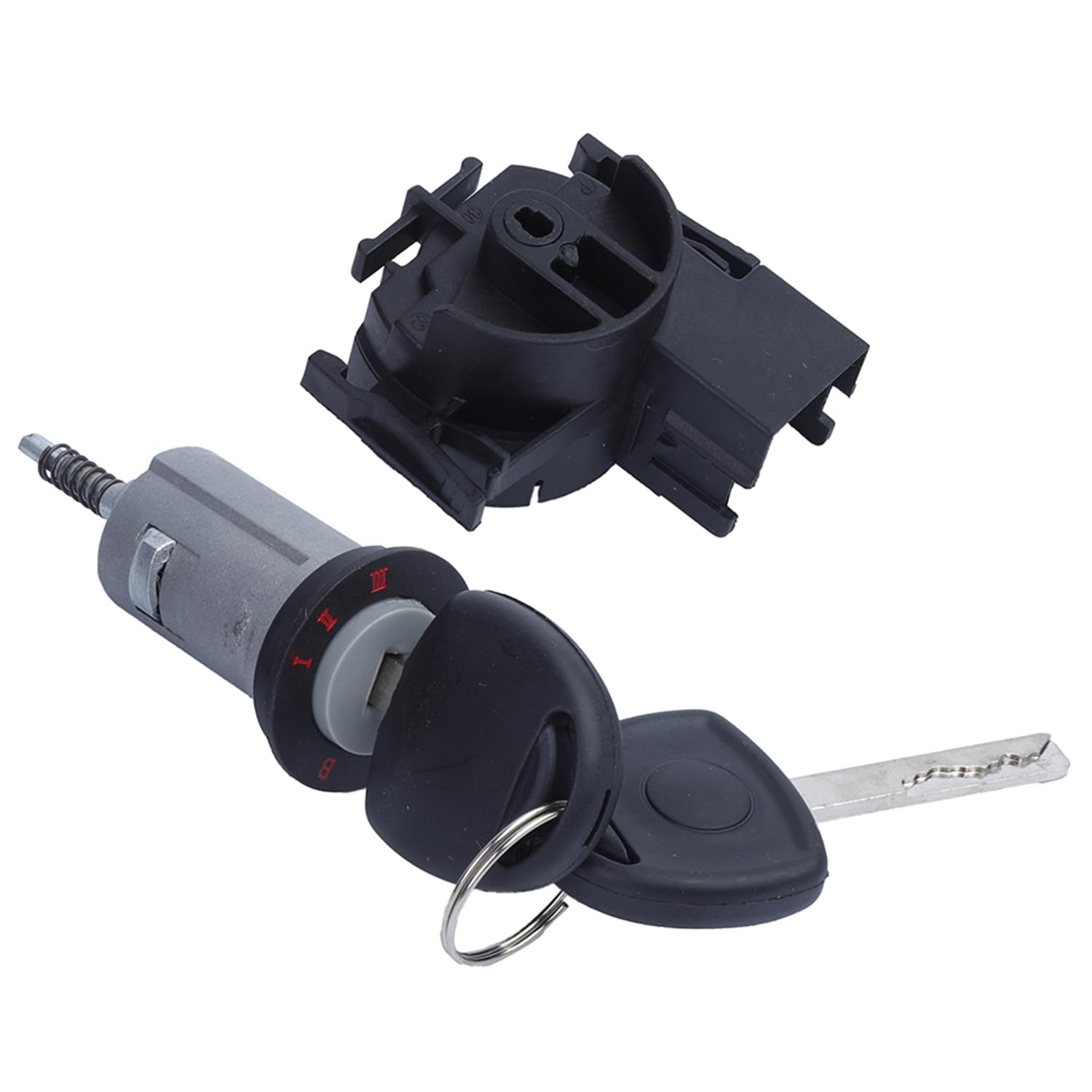YAOPEI Interrupteur d'allumage + Barillet + 2 Clés pour Opel Vauxhall Corsa Combo Meriva Tigra 0914861 + 90511999