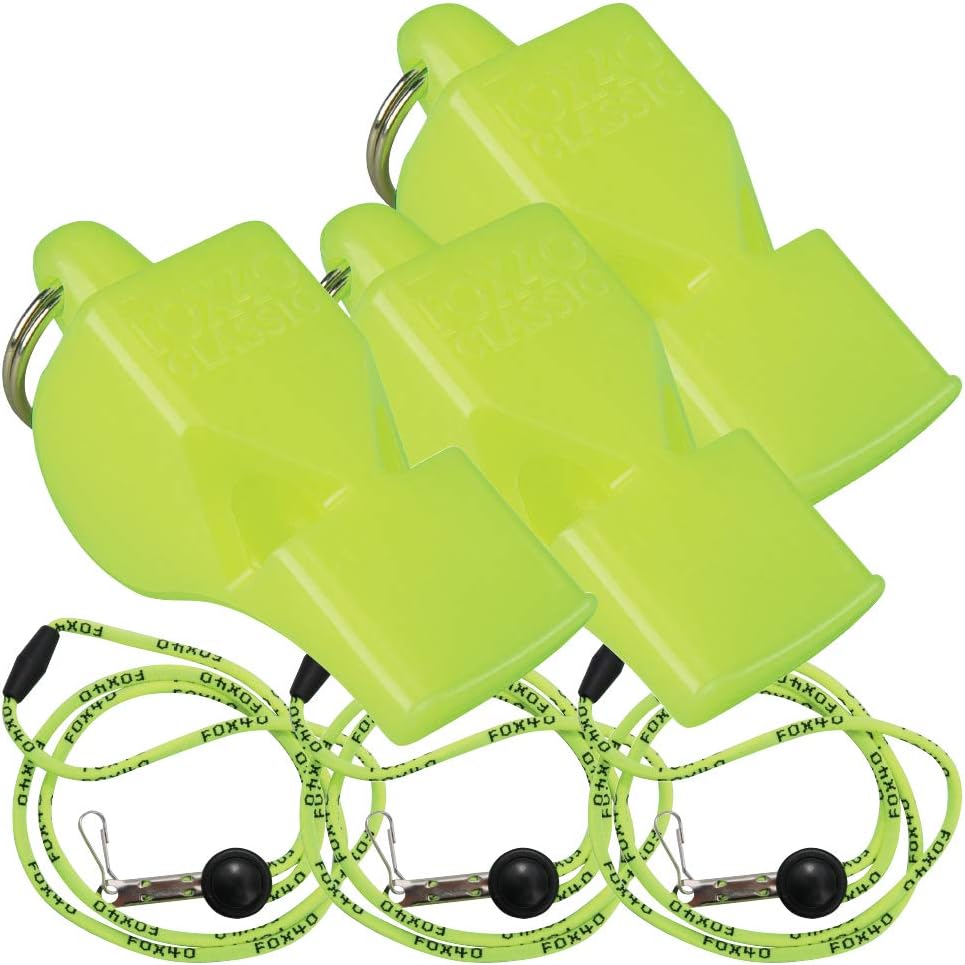 Fox 40 Classic w/Breakaway Lanyard 3 Pack