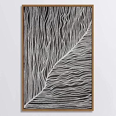 SIGNWIN Canvas Wall Art Black and White Flowers...