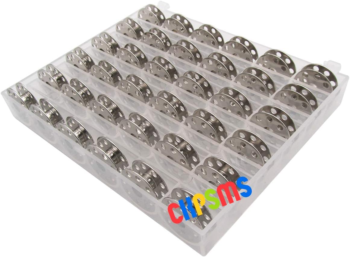 ckpsms Brand - #45785 Bobbin & Box Compatible with Singer Featherweight 221 222 301 BERNINA 117 217 540+ (45785 36PCS+Box)