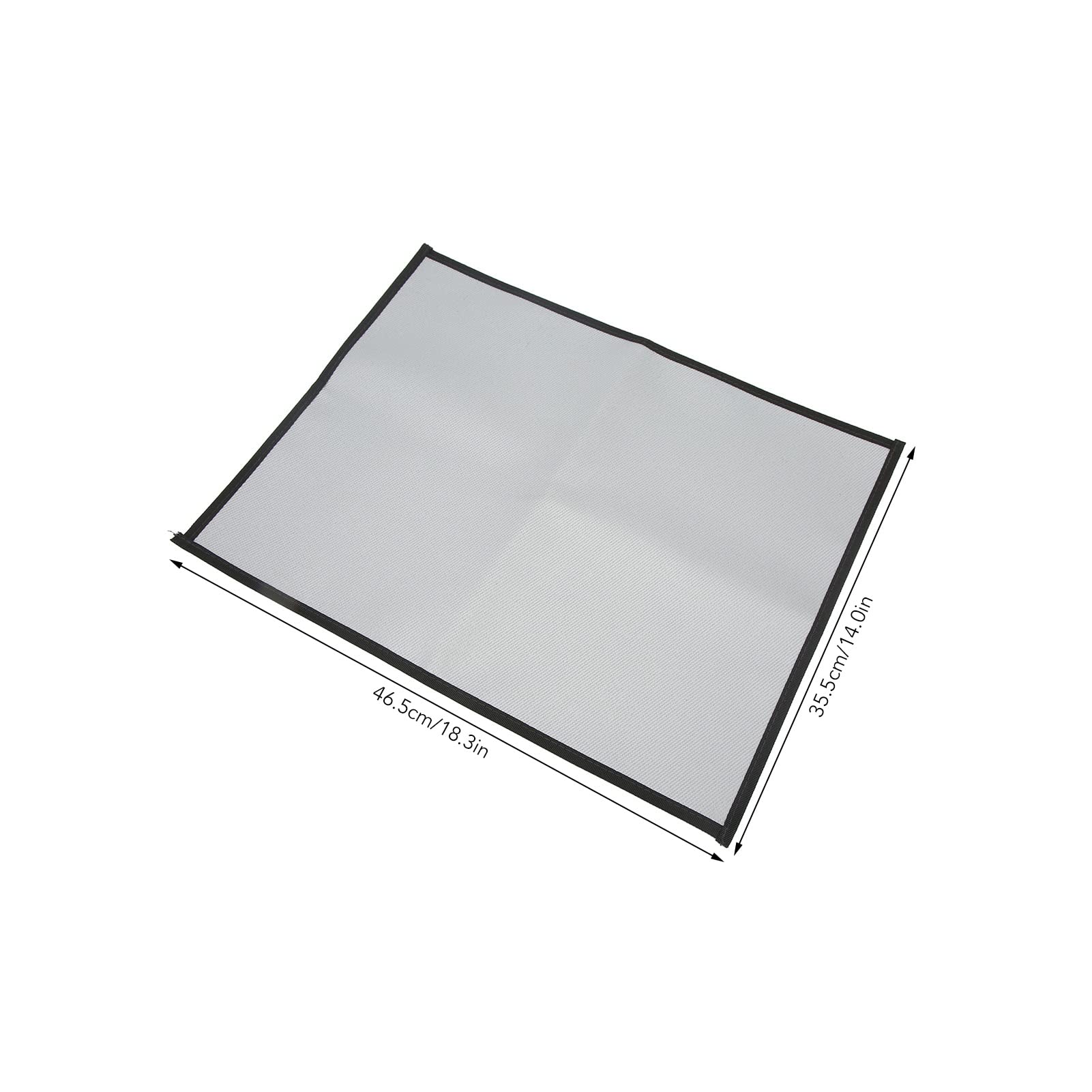 Tapis de Foyer en Fiber de Verre Enduit de Silicone Double Face, Résistant aux Hautes Températures, Ignifuge, pour Camping en Plein Air et Barbecue (Grande Taille)