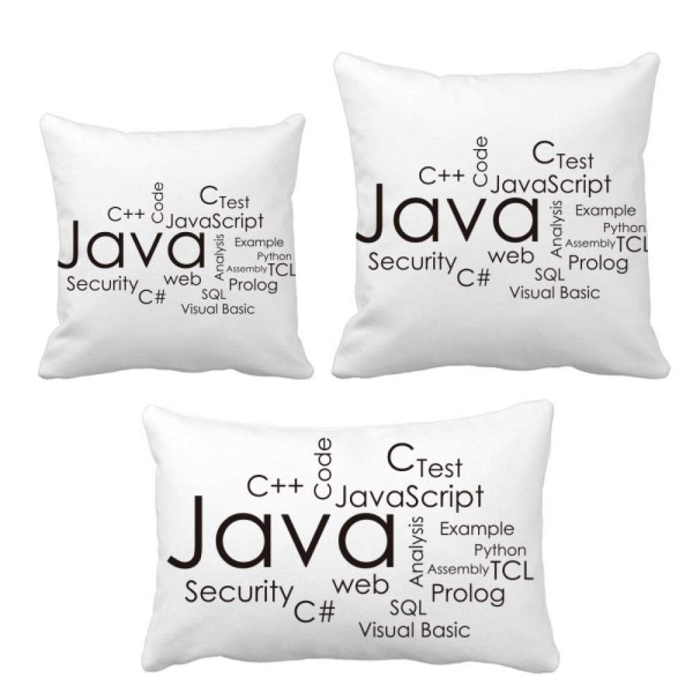 Java Throw Oreillers coussin de décoration maison pour développeur informatique