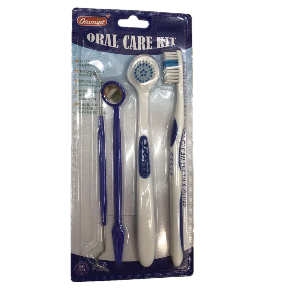Dentistry Hygiene Oral Care Fresh Breath Teeth Tooth Tongue Cleaning Cleaner Toothbrush Scraper Flosser floss Whitening 4 in