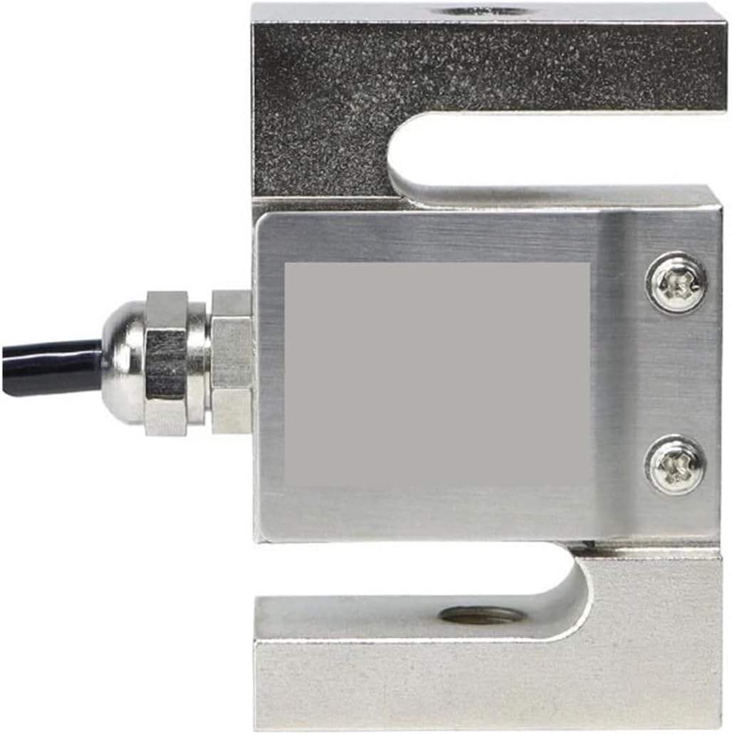 Load Cell, Hanging Crane Scales Weighing High Precision Stainless Steel Beam Pull Force Compression Tension Weight Sensor S Type Load Cell,Test Tension(0-50kg)