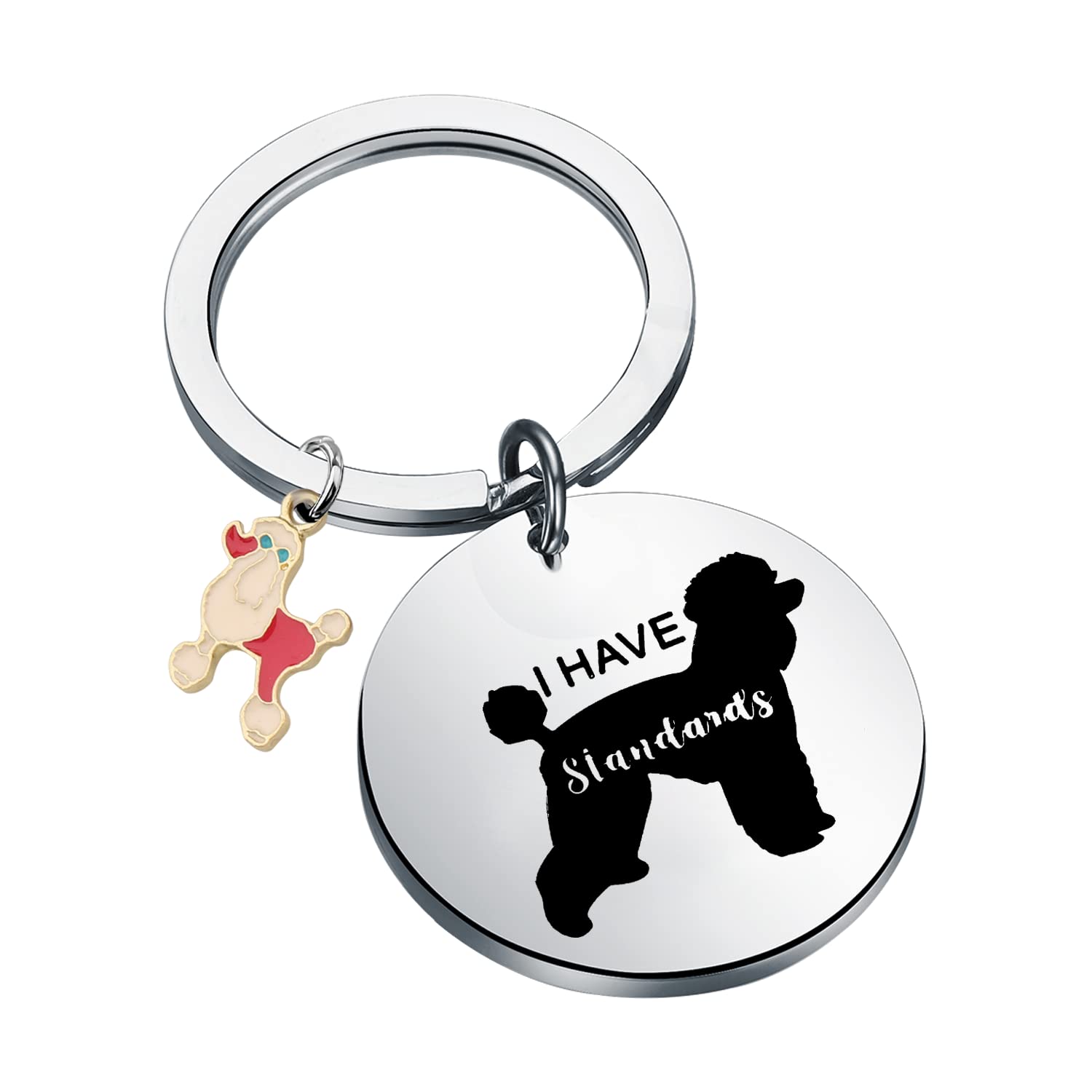 AATOPI Have Standards Poodle Keychain Poodle Mama Mom Gift Poodle Dog Lover Standard Poodle Gift