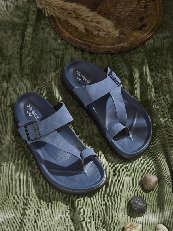 Image of UNDERROUTE mens Underroute Urgh 05 Stylish Durable Soft Footbed Synthetic Casual Sandals for Men Sandal