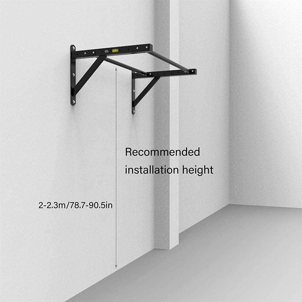 Strength Training Pull Up Bar Pull-up Bar Stainless Steel Wall-mounted Pull-up Bar Triangular Support Home Fitness Equipment Parallel Bar With Adjustable Wall Distance Strength Training Equipment