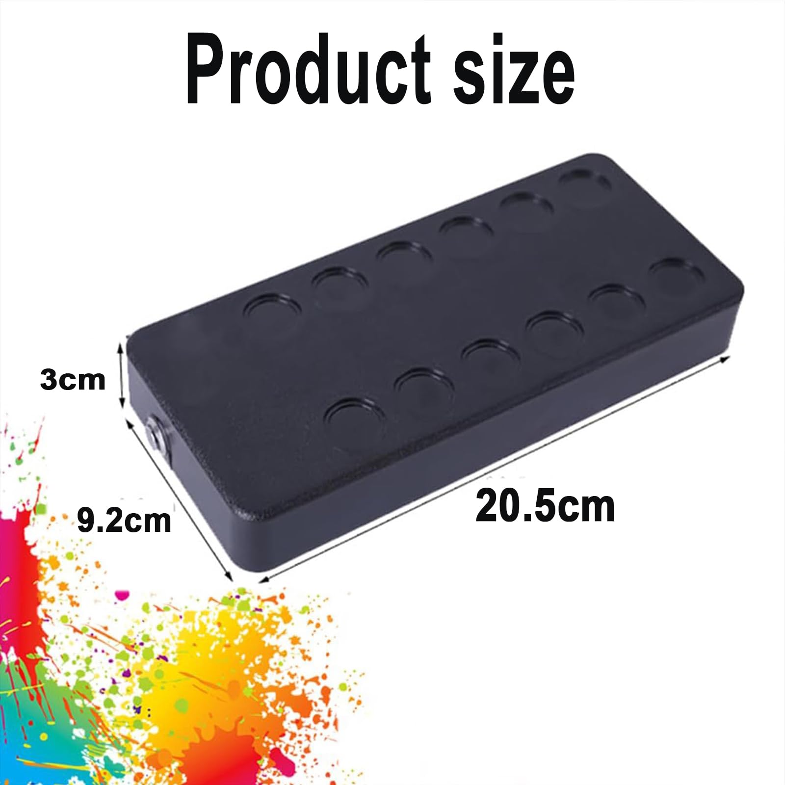 Mezclador De Pigmentos De Tinta De Tatuaje, Máquina De Mezclado De Tinta Eléctrica, Puede Contener 12 Tazas De Color, Equipar 40 Tazas De Color Y 200 Varillas Magnéticas
