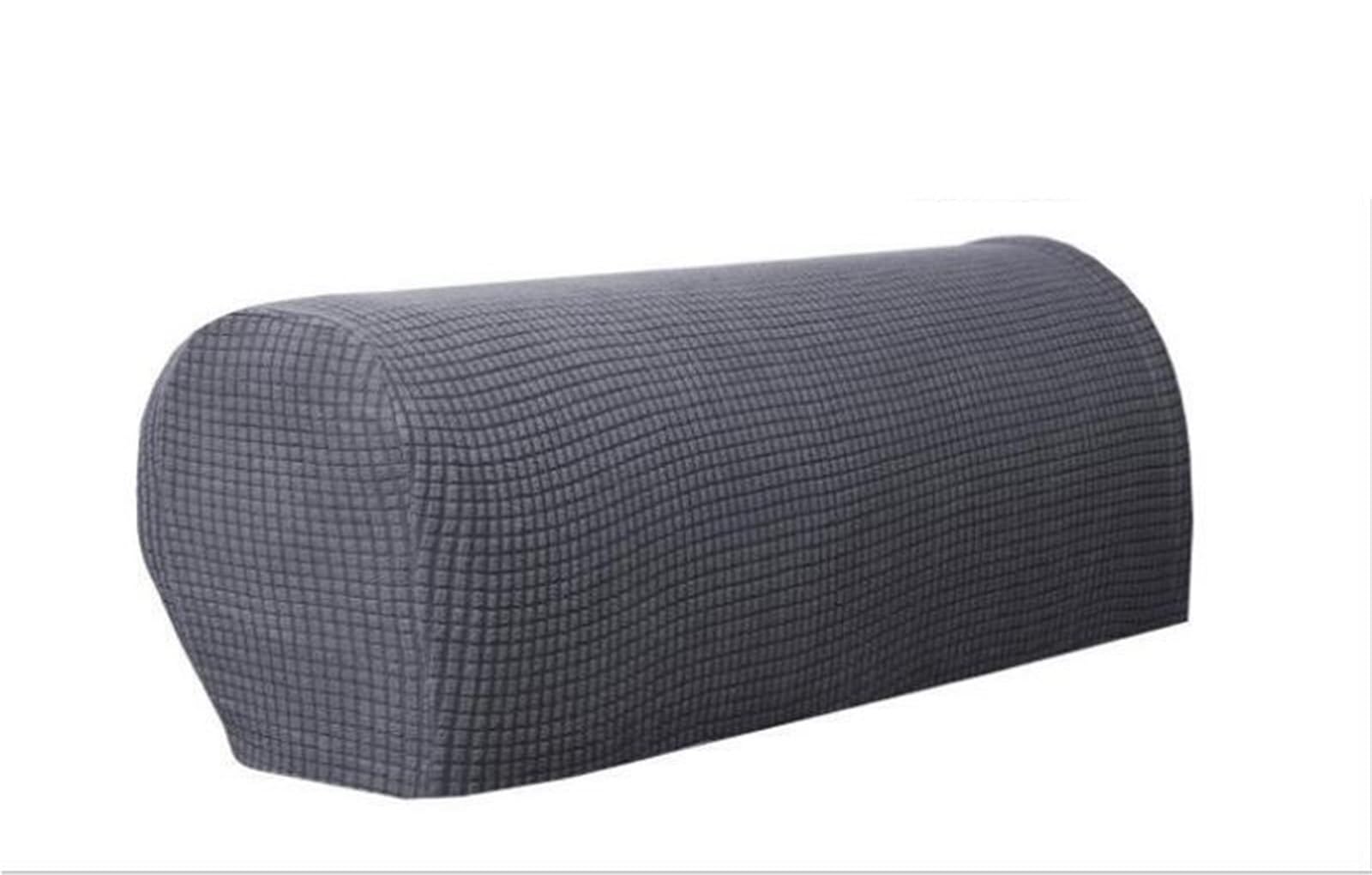 Housses pour accoudoirs de canapé, Sofa Armrest Covers Removable 2 Pieces Multicolor Jacquard Non Slip