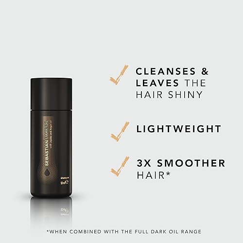 Miniatura 6 de Sebastian Conjunto profesional de champú y acondicionador ligero de aceite oscuro, infundido con aceite de jojoba y argán