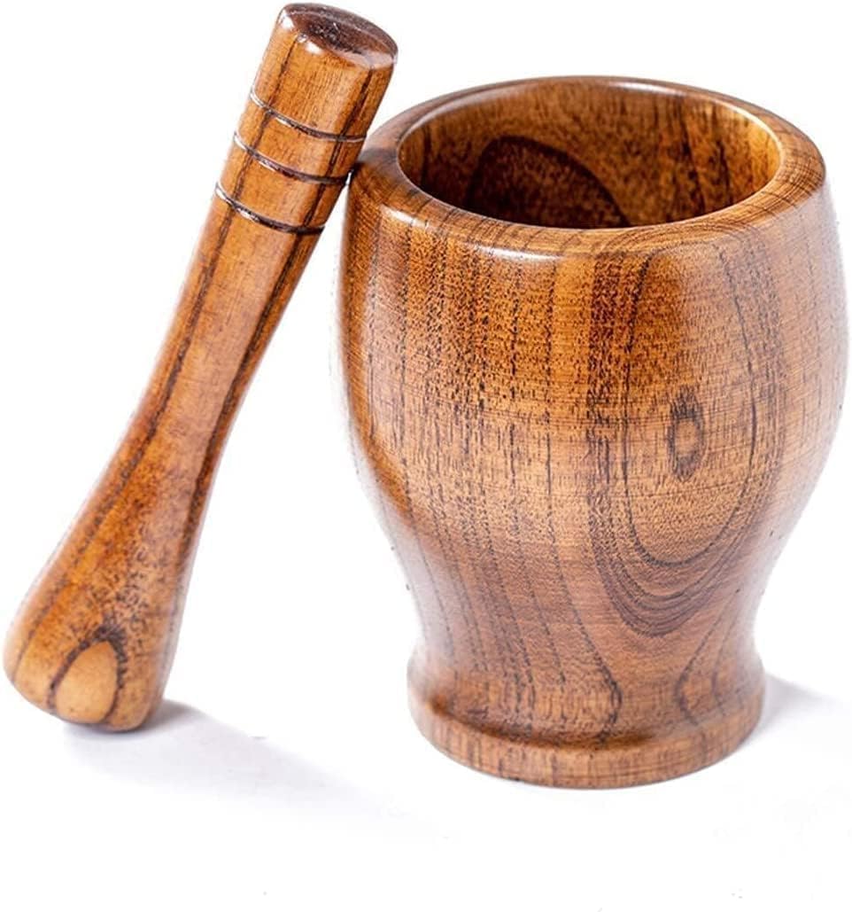 Mortar and Pestle Set Mortar and Pestle Mortar and Pestle Set Spice Stone Grinder Mortar Pestle Set Pestle and Mortar Wood Spice Mortar Made of Wood Grinding C