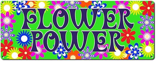 Miniatura 7 de Hippie Chick, cartel de aluminio de 5.75 x 15.5 pulgadas, decoración de pared con citas hippie de la era de los años 60, Outtasight, Groovy, Hippy,