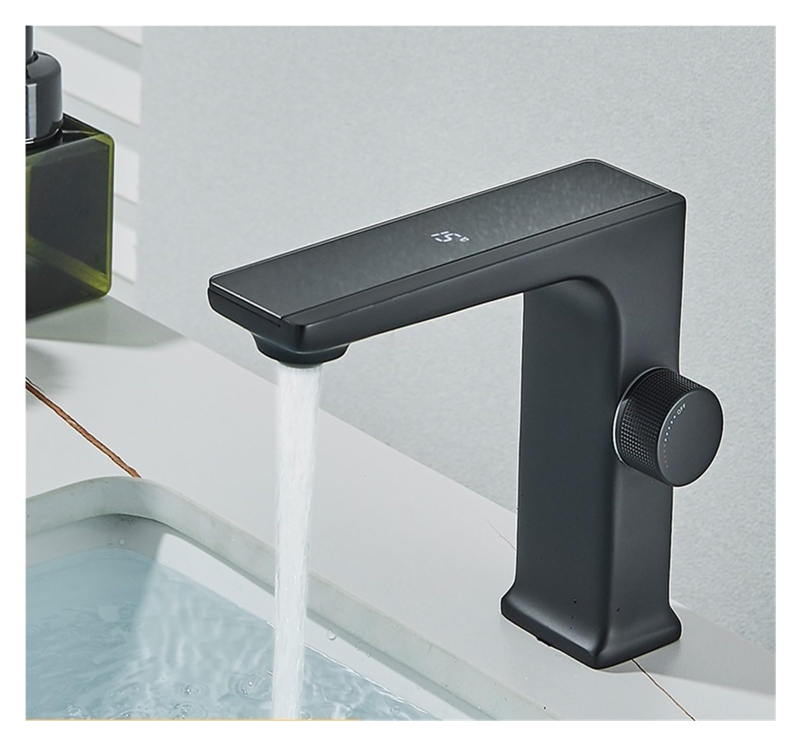 Mezclador de agua inteligente con visor digital de alta gama para cuarto de baño 7