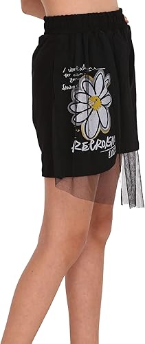 Miniatura 7 de LOCO LOCO - Pantalones cortos de gimnasio para niños y niñas para verano playa deportes correr atléticos de algodón pantalones cortos para correr de