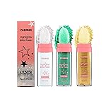 3 Color Glitter Powder, Neon Accessories Outfit Party Body Sparkling Highlighter Makeup.01 White moonbeam&04Green&05Gold
