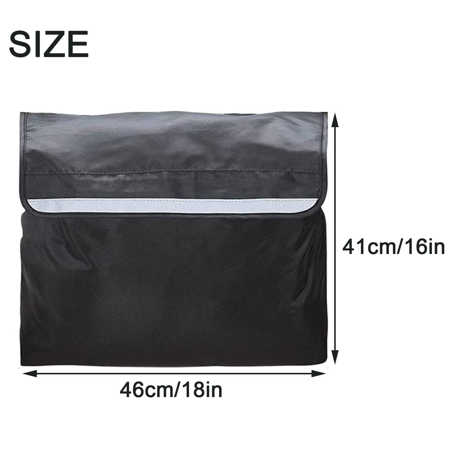 Bolsa Universal para Silla de Ruedas, Bolsa para Accesorios de Ayuda a la Movilidad para sillas de Ruedas con Tiras Reflectantes, Mochila Impermeable para Almacenamiento de sillas de Ruedas para per