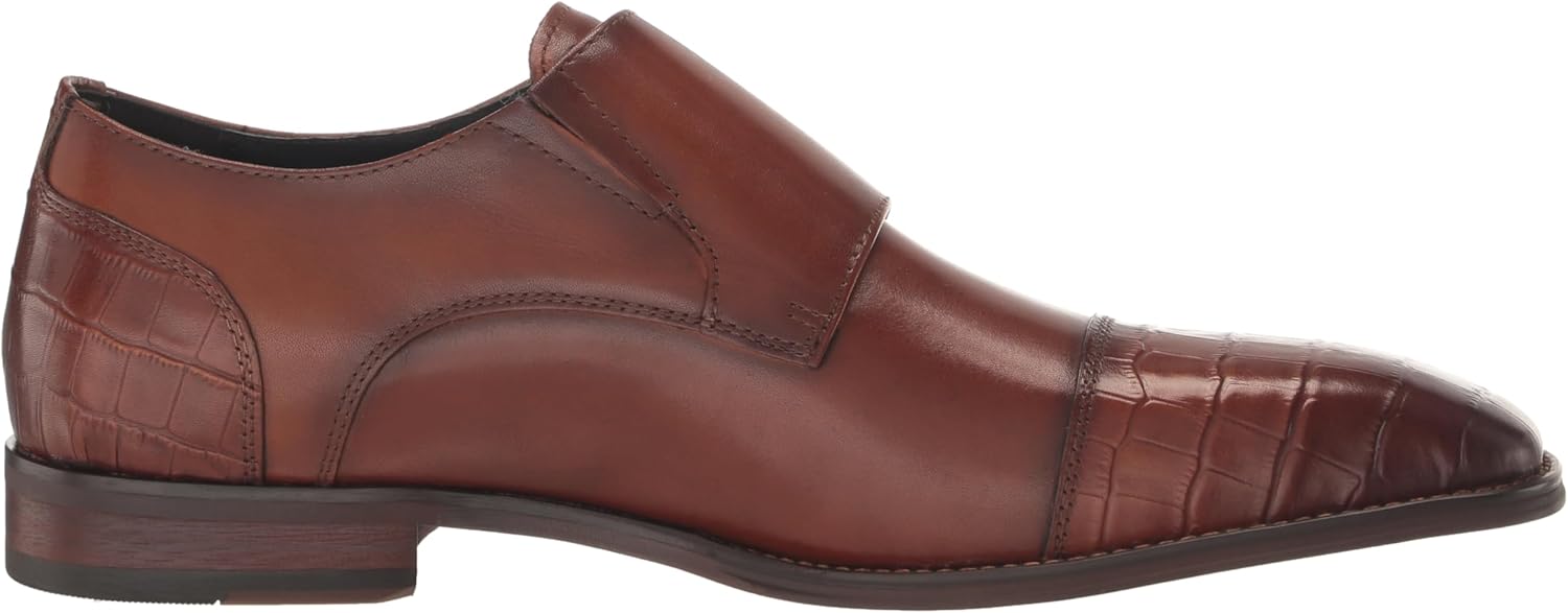Stacy Adams Mens Pierson Cap Toe Double Monk Strap - Image 6