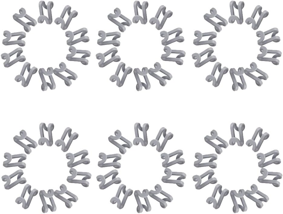 Croing 60 pcs Connector Hooks for Hangers , Cascading Hanger Hooks , Space Saving Hangers Hooks
