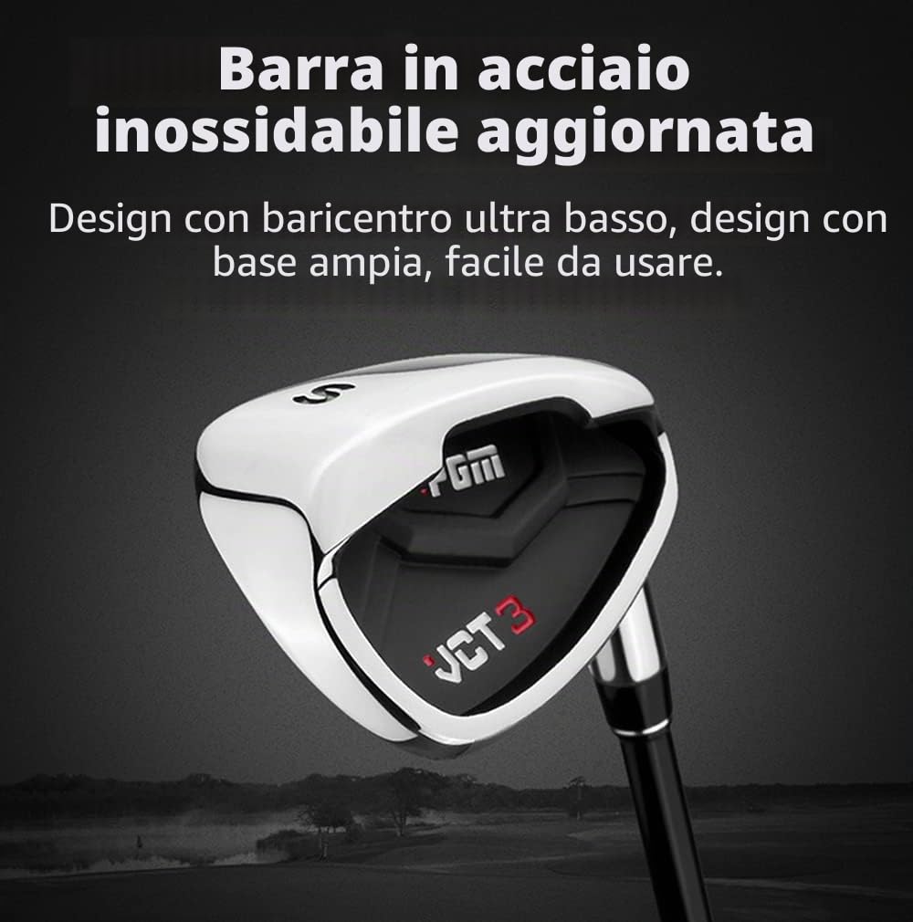 Set da Golf da Uomo,Set Completo per Principianti,12 Mazze da Golf e Sacca con Carrello,Stecca in Grafite,Mano Destra