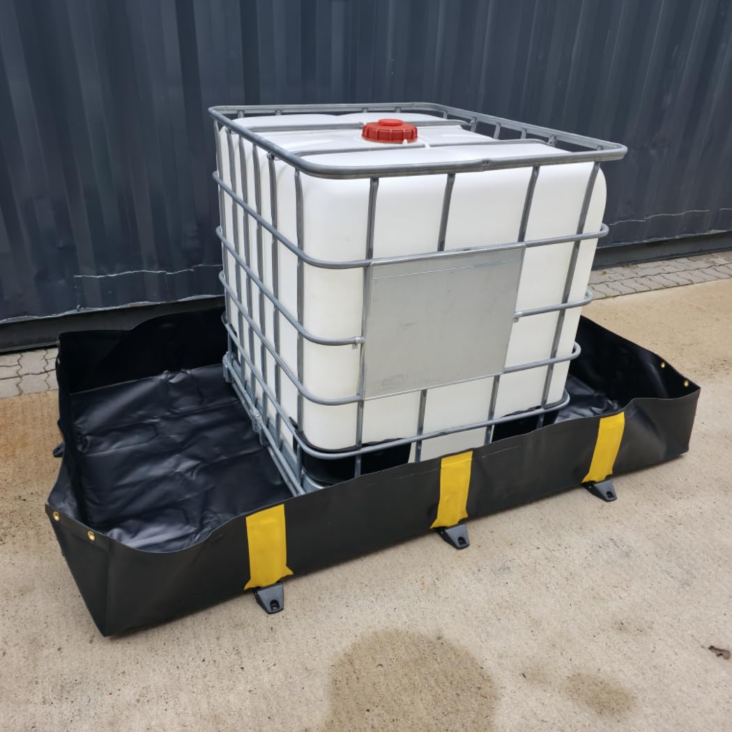 Steinbock faltbare Auffangwanne "Ultra" aus PVC | 662 Liter | befahrbar