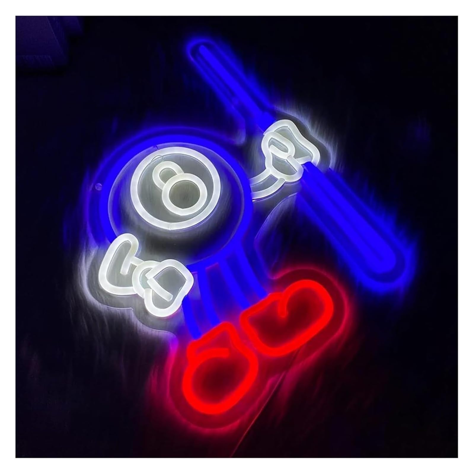 Luci al neon Decorazione luminosa al neon da biliardo per insegne a LED decorazione per sala 35 cm x 28