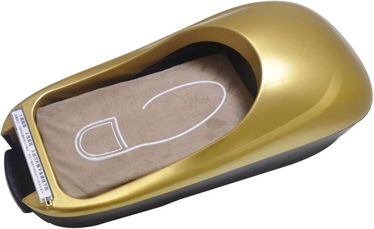 MRKU Dispensador automático de cubrezapatos con Fundas Impermeables Antideslizantes, portátil.