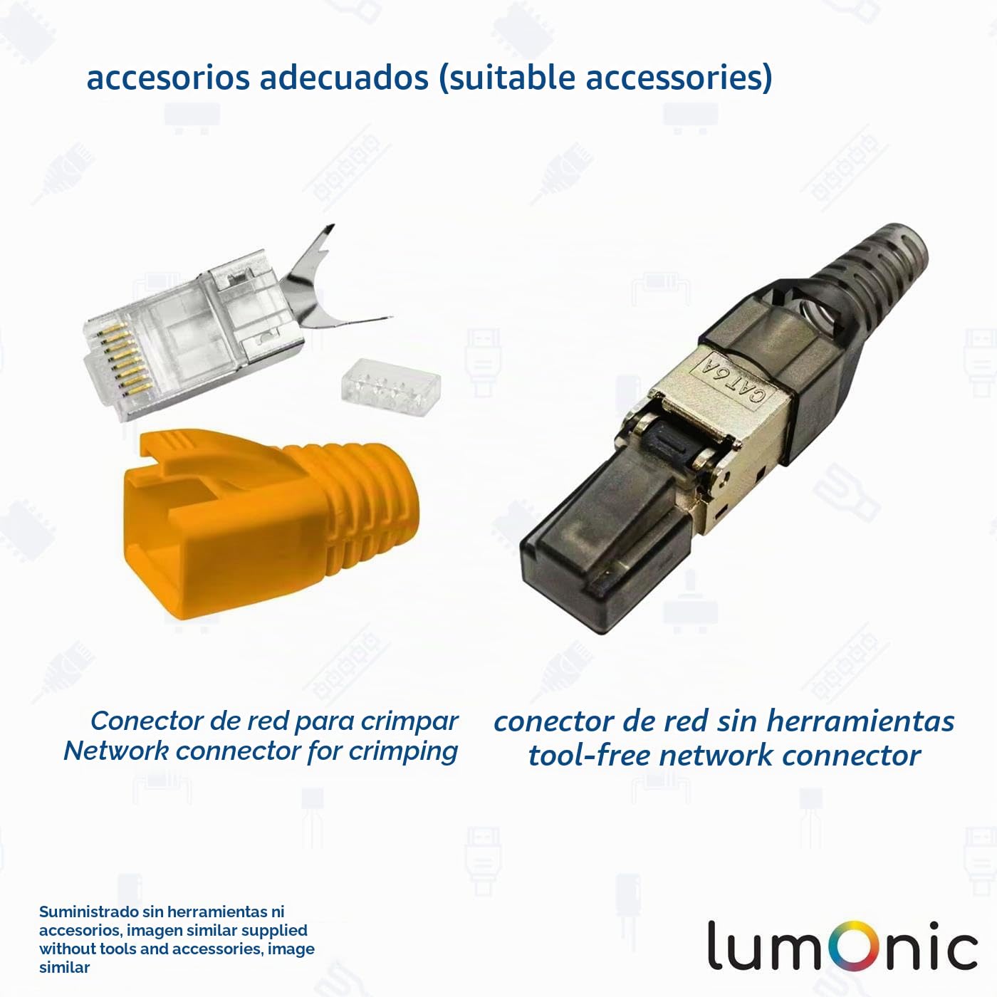Lumonic 50m Cable de red CAT 6 F/UTP I Cat6-cable, Gigabit Lan Cable, Ethernet Cable I Cable de conexión flexible apantallado, para uso en interiores hasta 250 MHz