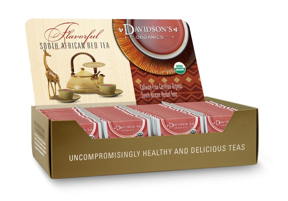 Davidson's Organics, Red Passion, 100-count Individually Wrapped Tea Bags
